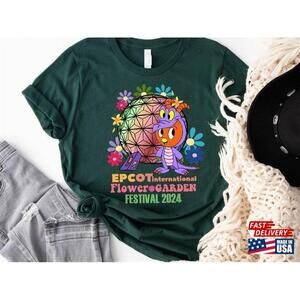 Disney Orange Bird Figment Flower Garden Festival Shirt Unisex